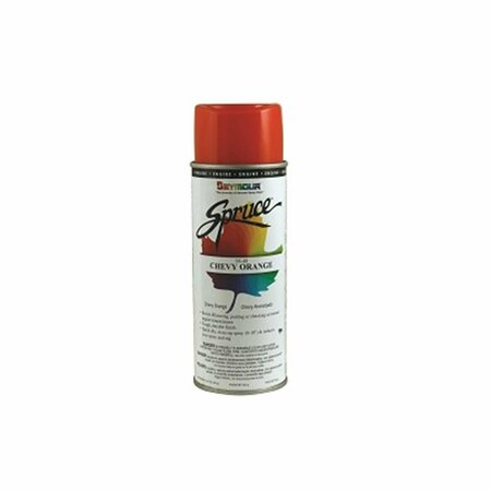 SEYMOUR MIDWEST 16 oz Enamel Spruce Engine Paint, Chevy Orange SM98-48